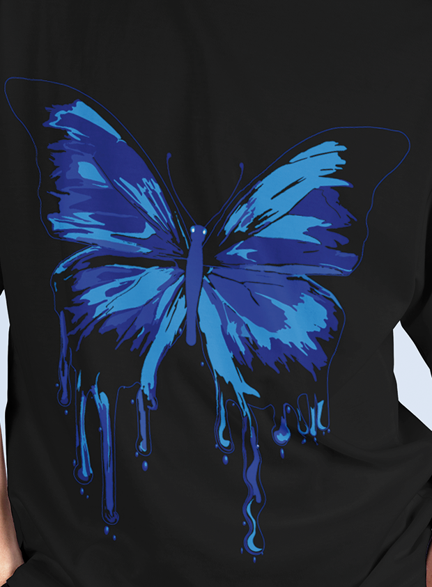 Butterfly discount effect tee